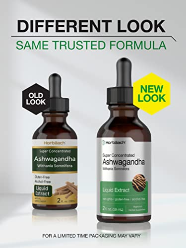 Foto 4 pulgar | Suplemento De Extracto Líquido De Raíz De Ashwagandha Horbäach, 60 Ml - Venta Internacional.
