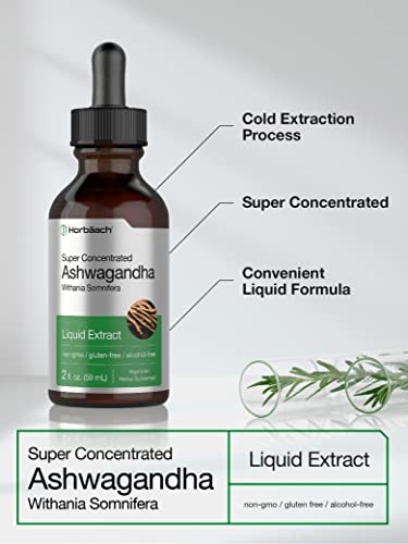 Foto 8 pulgar | Suplemento De Extracto Líquido De Raíz De Ashwagandha Horbäach, 60 Ml - Venta Internacional.