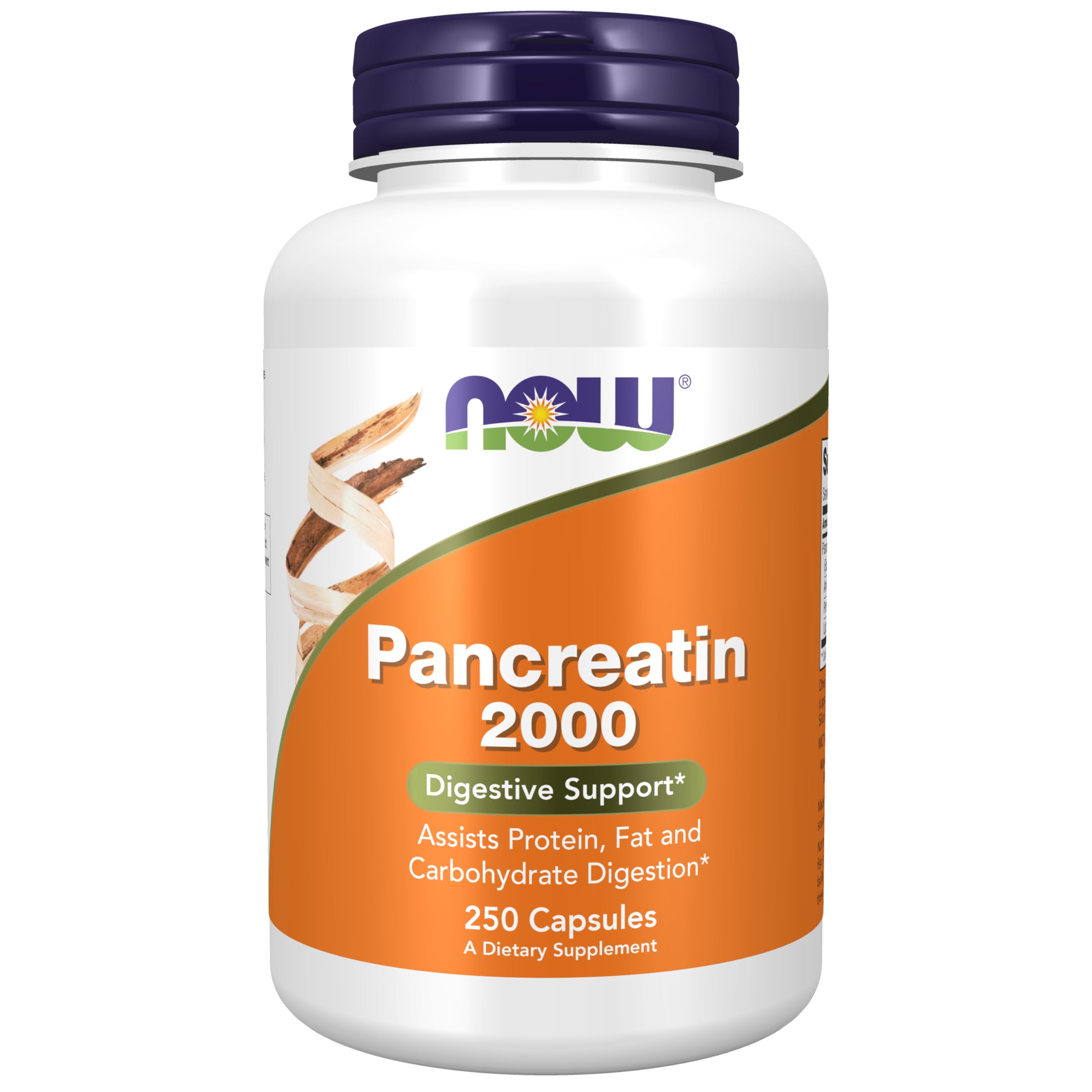 Foto 2 pulgar | Supplement Now Pancreatin 2000 Digestive Support 120 Cápsulas - Venta Internacional.