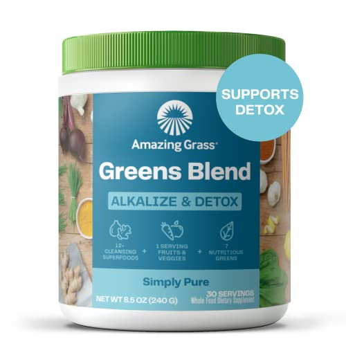 Foto 2 pulgar | Suplemento Amazing Grass Greens Blend, Alcaliniza Y Desintoxica - Venta Internacional.
