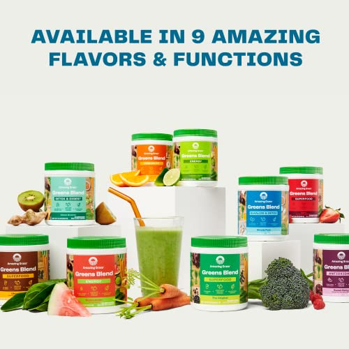 Foto 8 pulgar | Suplemento Amazing Grass Greens Blend, Alcaliniza Y Desintoxica - Venta Internacional.