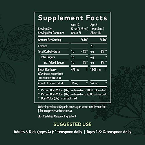 Foto 8 pulgar | Suplemento Gaia Herbs Sirope De Saúco Negro 90 Ml - Venta Internacional.