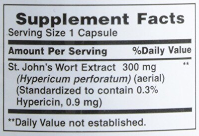 Foto 6 | Suplemento Nature's Bounty Hierba De San Juan 300 Mg 100 Cápsulas - Venta Internacional.