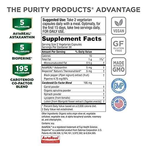 Foto 3 pulgar | Supplement Purity Products Astafx Plus Astaxantina 30 Días - Venta Internacional.