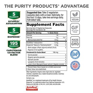 Foto 2 | Supplement Purity Products Astafx Plus Astaxantina 30 Días - Venta Internacional.