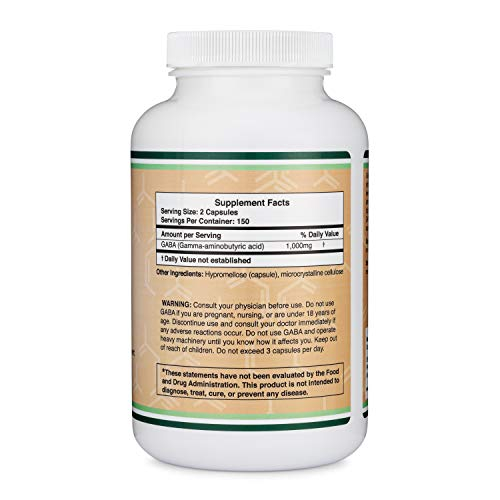 Foto 3 pulgar | Suplemento De Gaba Double Wood 500 Mg 300 Cápsulas - Venta Internacional.