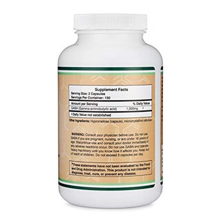 Foto 2 | Suplemento De Gaba Double Wood 500 Mg 300 Cápsulas - Venta Internacional.