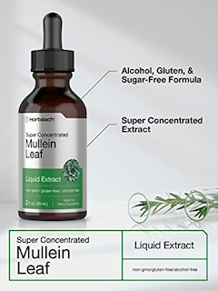 Foto 3 | Suplemento De Extracto Líquido De Hoja De Gordolobo De Horbaach, 60 Ml - Venta Internacional.