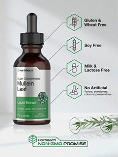 Foto 4 | Suplemento De Extracto Líquido De Hoja De Gordolobo De Horbaach, 60 Ml - Venta Internacional.