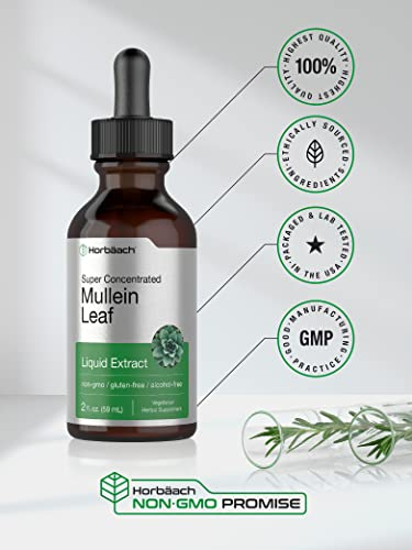 Foto 5 | Suplemento De Extracto Líquido De Hoja De Gordolobo De Horbaach, 60 Ml - Venta Internacional.