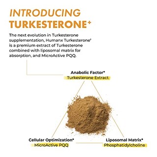 Foto 3 | Suplemento Humanx De Turquesterona 800 Mg Para El Desarrollo Muscular - Venta Internacional.
