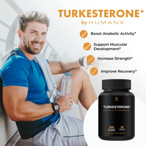 Foto 5 pulgar | Suplemento Humanx De Turquesterona 800 Mg Para El Desarrollo Muscular - Venta Internacional.