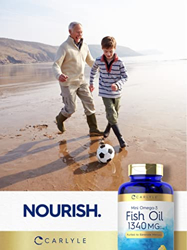 Foto 7 pulgar | Cápsulas Blandas De Aceite De Pescado Supplement Carlyle Mini, 1340 Mg | 200 Omega - Venta Internacional.