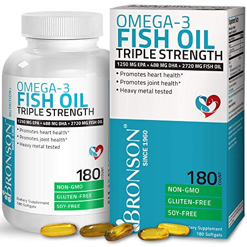 Foto 2 pulgar | Suplemento De Aceite De Pescado Bronson Omega 3 De Triple Concentración 2720 Mg - Venta Internacional.