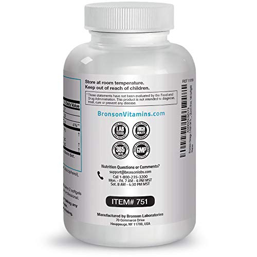 Foto 8 pulgar | Suplemento De Aceite De Pescado Bronson Omega 3 De Triple Concentración 2720 Mg - Venta Internacional.