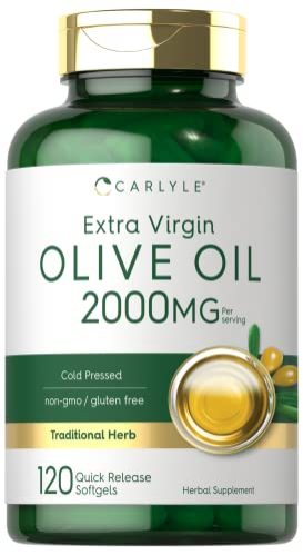Foto 2 pulgar | Suplemento De Aceite De Oliva Carlyle 2000 Mg 120 Cápsulas Blandas Extra Virgi - Venta Internacional.