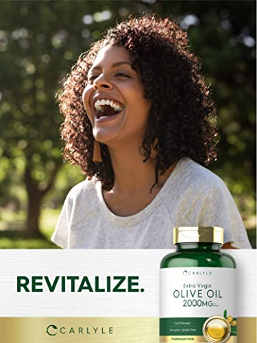 Foto 6 | Suplemento De Aceite De Oliva Carlyle 2000 Mg 120 Cápsulas Blandas Extra Virgi - Venta Internacional.