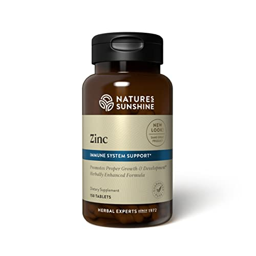 Foto 2 pulgar | Suplemento Nature's Sunshine Zinc 25 Mg 150 Comprimidos - Venta Internacional