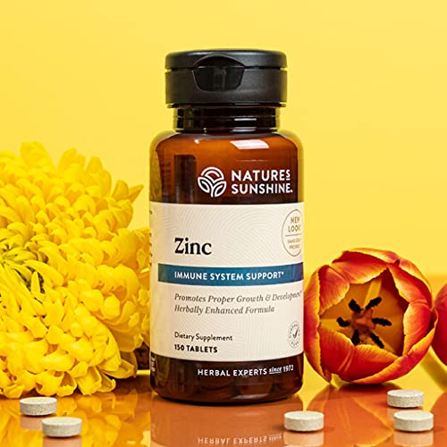Foto 3 pulgar | Suplemento Nature's Sunshine Zinc 25 Mg 150 Comprimidos - Venta Internacional
