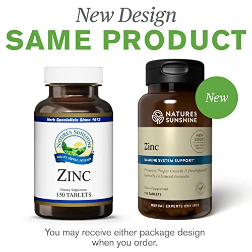 Foto 8 pulgar | Suplemento Nature's Sunshine Zinc 25 Mg 150 Comprimidos - Venta Internacional