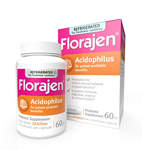 Foto 8 pulgar | Probiótico Florajen Acidophilus De Alta Potencia, 20 Mil Millones De Ufc  - Venta Internacional.