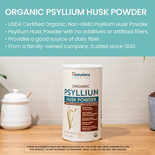 Foto 4 pulgar | Cáscara De Psilio En Polvo Himalaya Organic 710 Ml Para Fibra - Venta Internacional