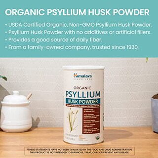 Foto 3 | Cáscara De Psilio En Polvo Himalaya Organic 710 Ml Para Fibra - Venta Internacional