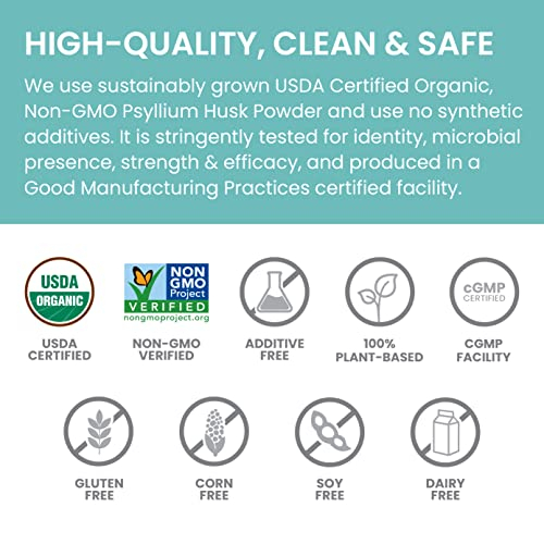 Foto 5 | Cáscara De Psilio En Polvo Himalaya Organic 710 Ml Para Fibra - Venta Internacional