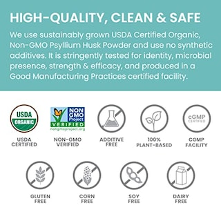 Foto 5 | Cáscara De Psilio En Polvo Himalaya Organic 710 Ml Para Fibra - Venta Internacional