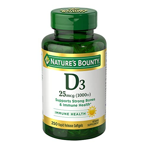 Foto 2 pulgar | Suplemento De Vitamina D3 De Nature's Bounty, 1000 Ui, 250 Cápsulas Blandas - Venta Internacional.