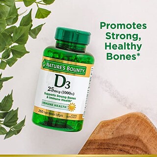 Foto 4 | Suplemento De Vitamina D3 De Nature's Bounty, 1000 Ui, 250 Cápsulas Blandas - Venta Internacional.