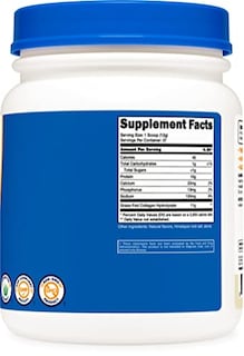 Foto 4 | Colágeno En Polvo Nutricost Grass-fed 454 G (vainilla) Hydrolisa - Venta Internacional
