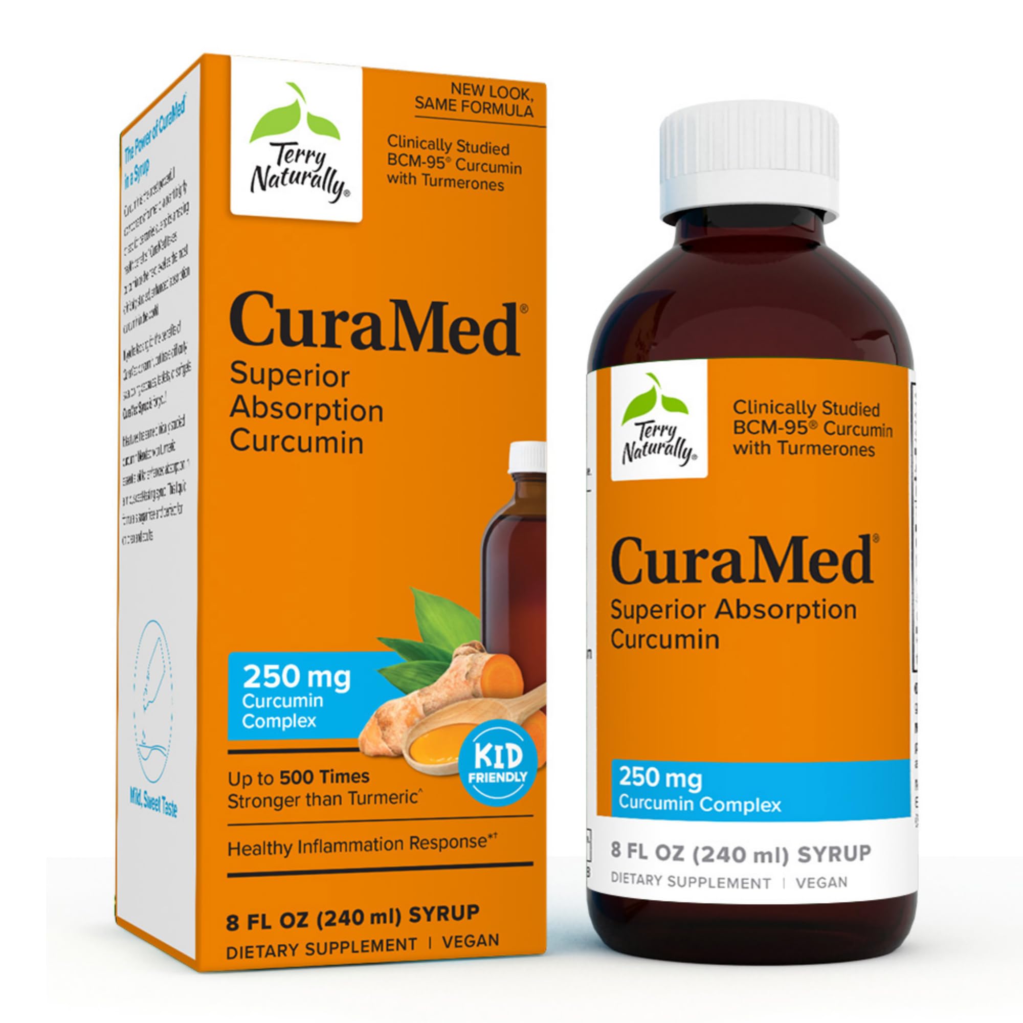 Foto 2 pulgar | Suplemento Terry Naturally Curamed Sirope 250 Mg 250 Ml - Venta Internacional.