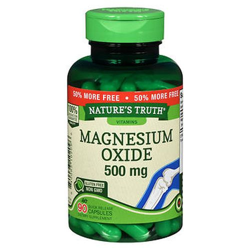 Foto 1 | Suplemento Nature's Truth De Óxido De Magnesio, 90 Cápsulas (paquete De 4) - Venta Internacional.