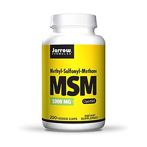 Suplemento Jarrow Fórmulas Msm 1000 mg 200 Cápsulas Vegetarianas - Venta Internacional