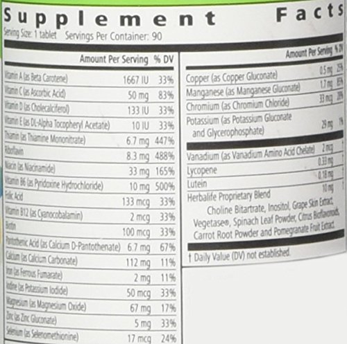 Foto 4 pulgar | Suplemento Del Complejo Multivitamínico Formula 2 De Herbalife, 90 Tabletas - Venta Internacional.
