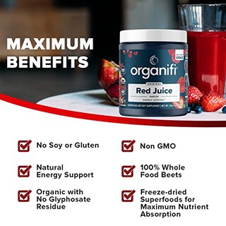 Foto 4 | Suplemento Organifi Red Juice Vegano, 30 Porciones Con Bayas - Venta Internacional.