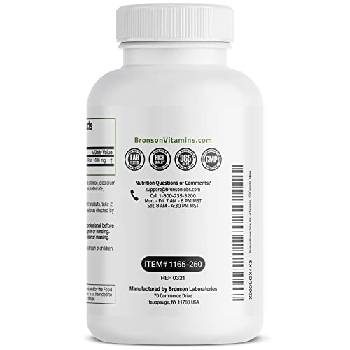 Foto 8 pulgar | Suplemento Bronson Korean Panax Ginseng 1000 Mg 250 Cápsulas - Venta Internacional.