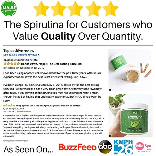 Foto 3 pulgar | Espirulina En Polvo Maju Superfoods Sin Microcistina 100% Vegana - Venta Internacional.