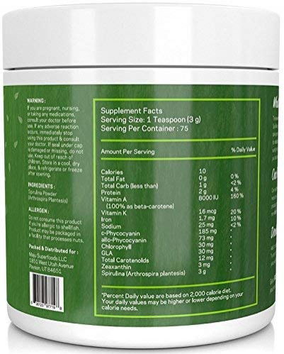 Foto 8 pulgar | Espirulina En Polvo Maju Superfoods Sin Microcistina 100% Vegana - Venta Internacional.