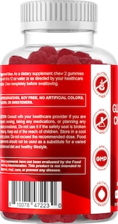 Foto 5 | Suplemento Vitamínico De Gomitas Con Glucosamina Y Condroitina, 60 Unidades - Venta Internacional.