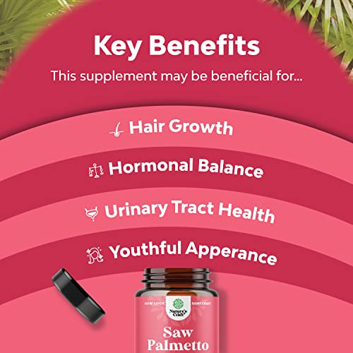 Foto 5 pulgar | Suplemento Natures Craft Saw Palmetto 500 Mg Para Mujeres - Venta Internacional.