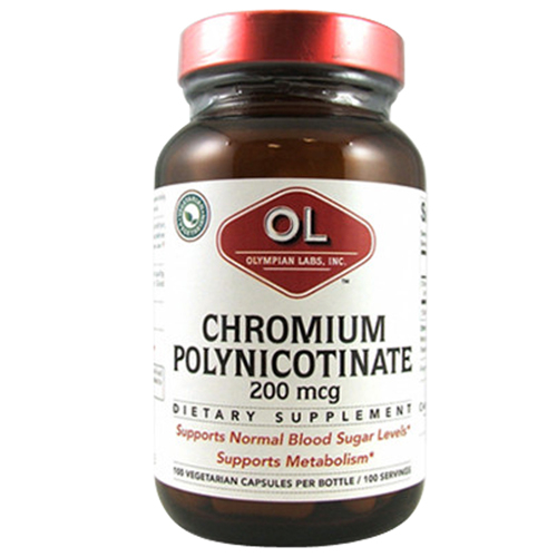 Suplemento De Polinicotinato De Cromo De Olympian Labs 100 Cápsulas X2 - Venta Internacional.