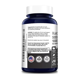 Foto 3 | Suplemento De Aceite De Semilla Negra Nusapure, 1000 Mg, 180 Cápsulas De Gelatina Blanda - Venta Internacional.