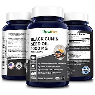 Foto 4 | Suplemento De Aceite De Semilla Negra Nusapure, 1000 Mg, 180 Cápsulas De Gelatina Blanda - Venta Internacional.