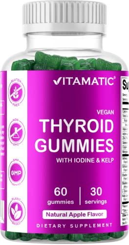 Foto 2 pulgar | Gomitas Supplement Vitamatic Vegan Thyroid Support 60 Unidades - Venta Internacional.