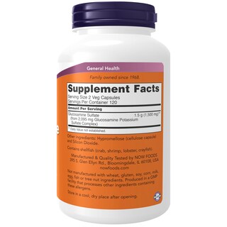 Foto 2 | Supplement Now Sulfato De Glucosamina 750 Mg 240 Cápsulas Vegetarianas - Venta Internacional.
