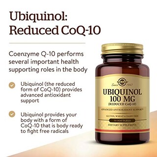 Foto 4 | Suplemento Solgar Ubiquinol 100 mg 50 Cápsulas Blandas Advanced Antioxidantes - Venta Internacional