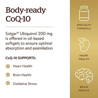 Foto 5 | Suplemento Solgar Ubiquinol 100 mg 50 Cápsulas Blandas Advanced Antioxidantes - Venta Internacional