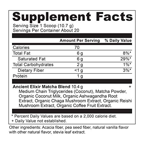 Foto 4 pulgar | Té Verde Matcha En Polvo Ancient Nutrition Con Ashwagandha 20s - Venta Internacional.